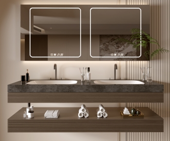 Modern Bathroom Cabinet-ID:229475024