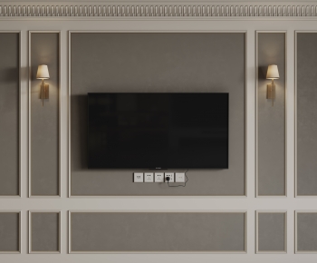 French Style TV Wall-ID:783812052