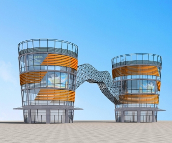 Modern Appearance Of Commercial Building-ID:842432987