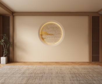 New Chinese Style TV Wall-ID:279197931
