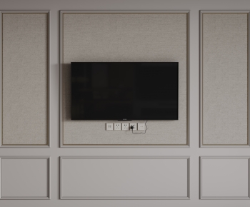 French Style TV Wall-ID:740367895