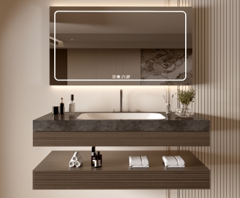 Modern Bathroom Cabinet-ID:337882044