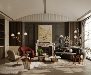 French Style A Living Room-ID:829529052