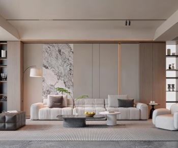 Modern A Living Room-ID:748842005