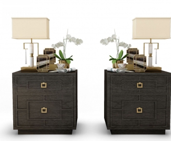 New Chinese Style Bedside Cupboard-ID:663900493