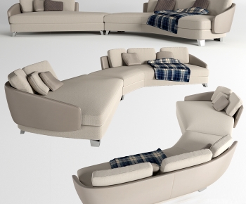 Modern Curved Sofa-ID:681401011