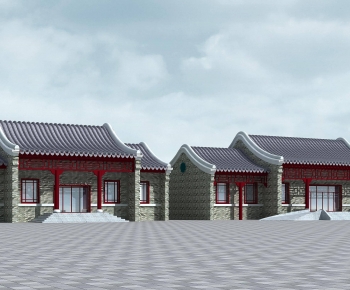 Chinese Style Public Building-ID:603375918