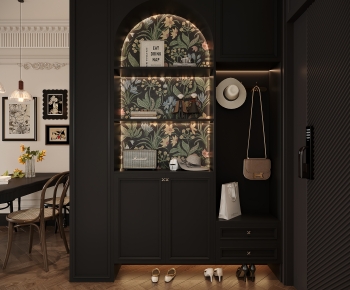 French Style Shoe Cabinet-ID:100157986