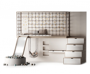 Modern Bunk Bed-ID:206473114