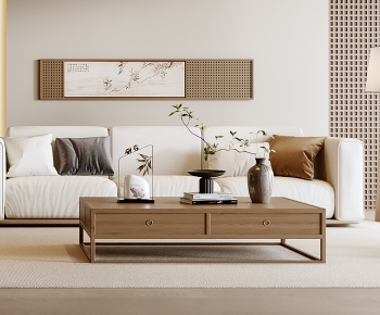 New Chinese Style Sofa Combination-ID:919926886