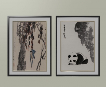 New Chinese Style Calligraphy And Painting-ID:766458035