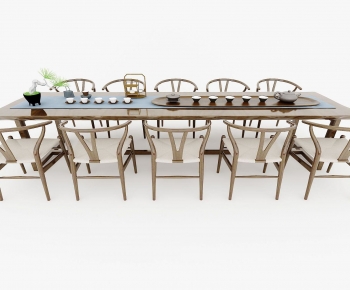 New Chinese Style Tea Tables And Chairs-ID:627250916