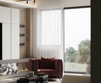 Modern A Living Room-ID:705391885