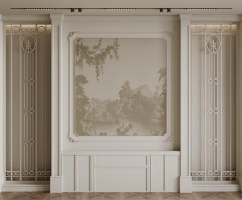 French Style TV Wall-ID:723555095