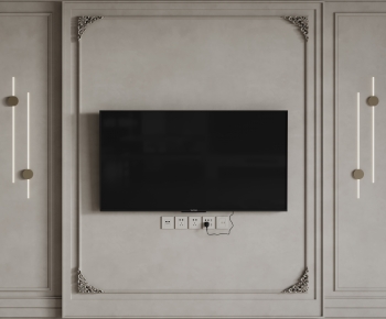 French Style TV Wall-ID:590173019