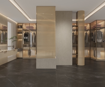 Modern Clothes Storage Area-ID:422316078