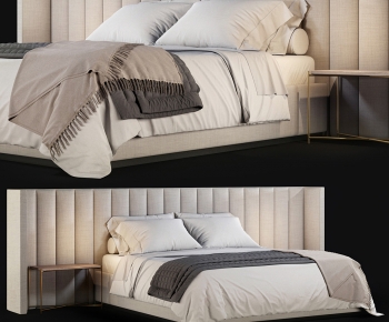 Modern Double Bed-ID:262420898