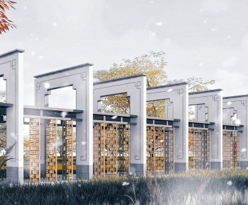 New Chinese Style Gallery Frame-ID:158409126