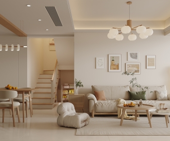 Modern A Living Room-ID:664978983