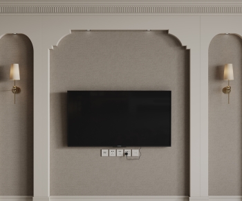 French Style TV Wall-ID:496426111