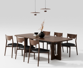French Style Dining Table And Chairs-ID:277439128