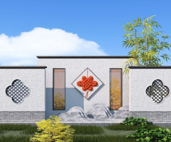 Chinese Style Landscape Wall-ID:123188027