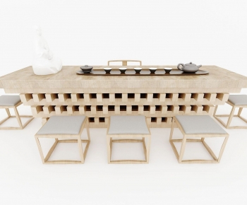 New Chinese Style Tea Tables And Chairs-ID:730175022