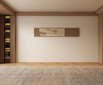 New Chinese Style TV Wall-ID:890614035