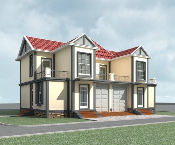 Modern Double Townhouse-ID:112903123