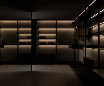 Modern Clothes Storage Area-ID:748347044