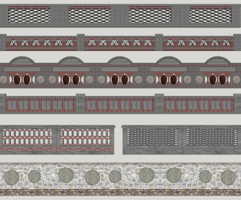New Chinese Style Landscape Wall-ID:691308022