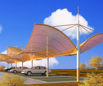 Modern Sunshade/Canopy/Tensioning Film-ID:847234963