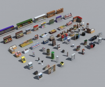 Modern Supermarket Shelf-ID:602003105