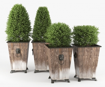 New Chinese Style Ground Green Plant Potted Plants-ID:688140449