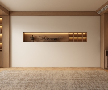 New Chinese Style TV Wall-ID:632592924