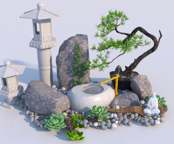 New Chinese Style Rockery Waterscape-ID:325280904