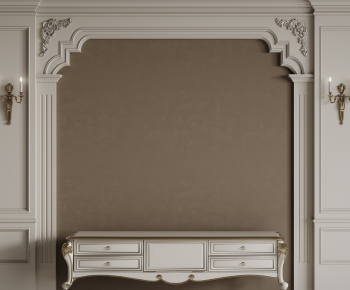 French Style TV Wall-ID:885397916