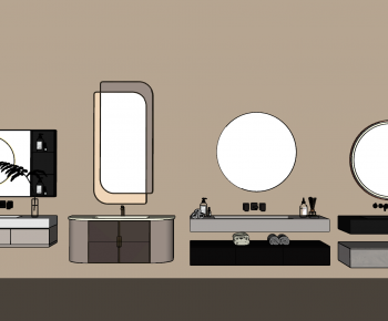 Modern Bathroom Cabinet-ID:641959914