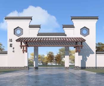 Chinese Style Gate-ID:932315112