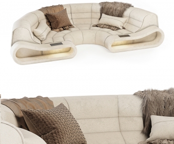 Modern Curved Sofa-ID:362499001