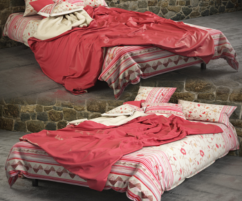 Modern Double Bed-ID:101180121