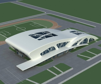 Modern Architecture Of Artistic Style-ID:477284919