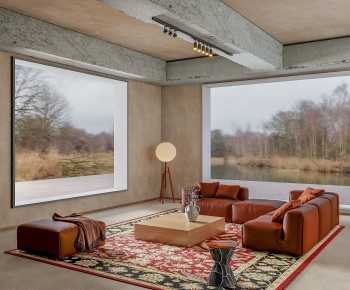 Industrial Style A Living Room-ID:537040003