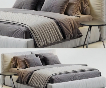 Modern Double Bed-ID:591847902
