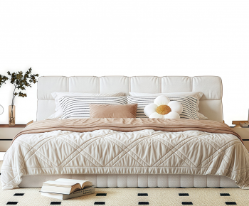 Modern Double Bed-ID:636163955