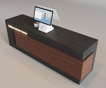Modern Reception Desk-ID:297720911