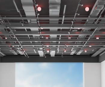 Modern Suspended Ceiling-ID:348123077