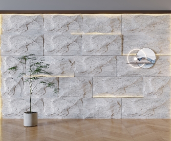 Simple European Style TV Wall-ID:518814092