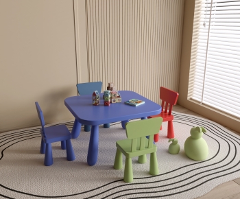 Modern Children's Table/chair-ID:724349983