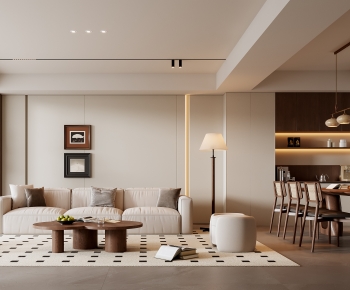 Modern A Living Room-ID:372621064